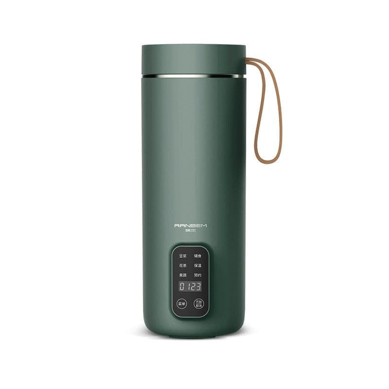 image-Ranbem 726S Soy Milk Maker - Retro Green 300W