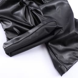 image-Dark Punk Leather Pants - Men's Hip Hop Loose Casual