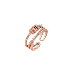 image-Rose Gold Spinning Ring - Copper Micro-Inlay