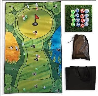 image-The Casual Golf Game Set Leisure and Entertainment Golf Game Set Golf Hitting Mat