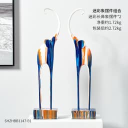 image-Creative abstract figure decoration home living room TV cabinet decoration office art yoga decoration oil painting woman
