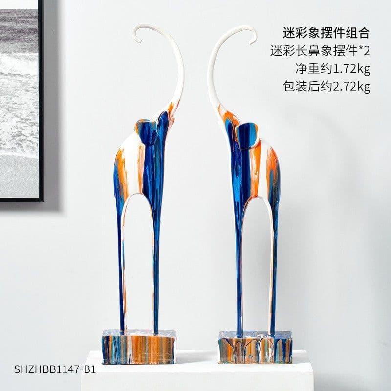 image-Creative abstract figure decoration home living room TV cabinet decoration office art yoga decoration oil painting woman