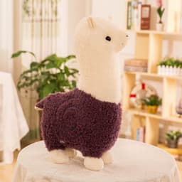 image-Alpaca Plush Toy - Large Soft Lamb Doll