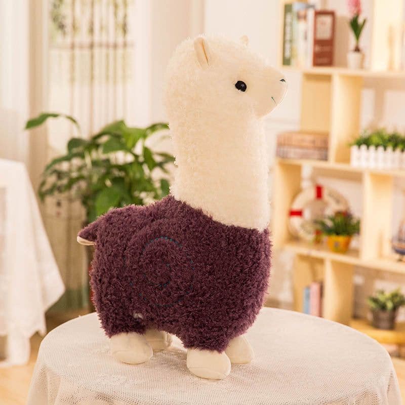 image-Alpaca Plush Toy - Large Soft Lamb Doll