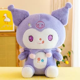 image-Kulomi Lolita Princess Plush Toy Doll - PP Cotton Fill, Mesh Bag