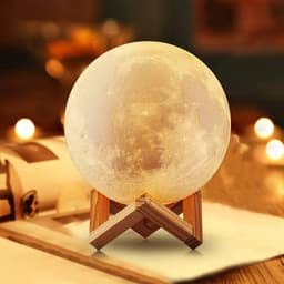image-3D PVC Star Moon Lamp USB LED Night Light Remote Control 16 Colors