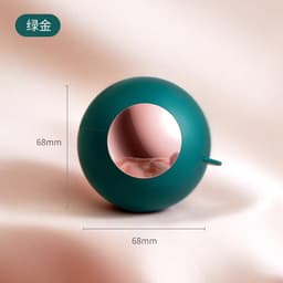 image-Quiet Ball Hair Remover - Pink Gold Reusable