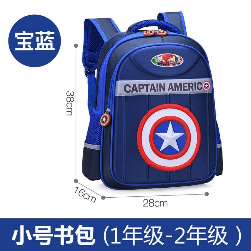 image-Sly Bird Cartoon School Bag - Red, Toddler Boy 3D Superman