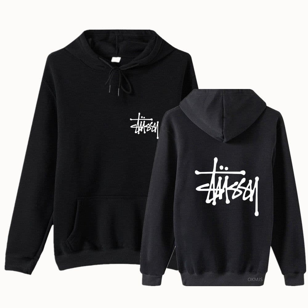 image-Classic Printed Black Sweatshirt STU World Tour Teen Jacket 2024