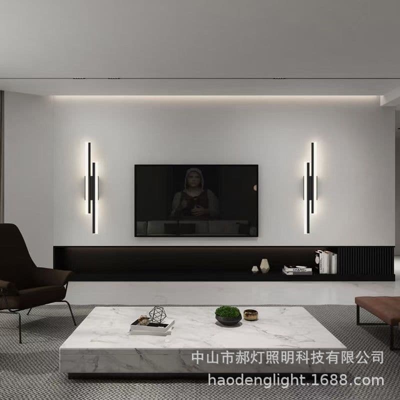 image-Hao Deng Cylindrical Gold Wall Lamp - 3 Color Dimmable LED 80CRI Minimalist