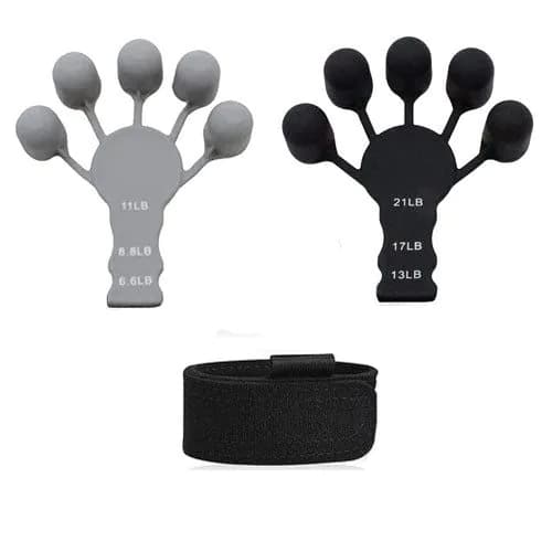 image-Silicone 5 Finger Exerciser - Universal Fitness Trainer