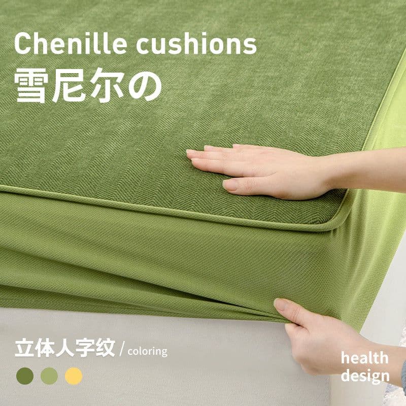 image-Hongyuan Fashion Chenille Sofa Cover Yuxin-Harbor Blue Elastic All-Inclusive