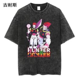 image-Men's Retro Short-Sleeve T-Shirt, Distressed Cotton, XXL, Street Hip Hop