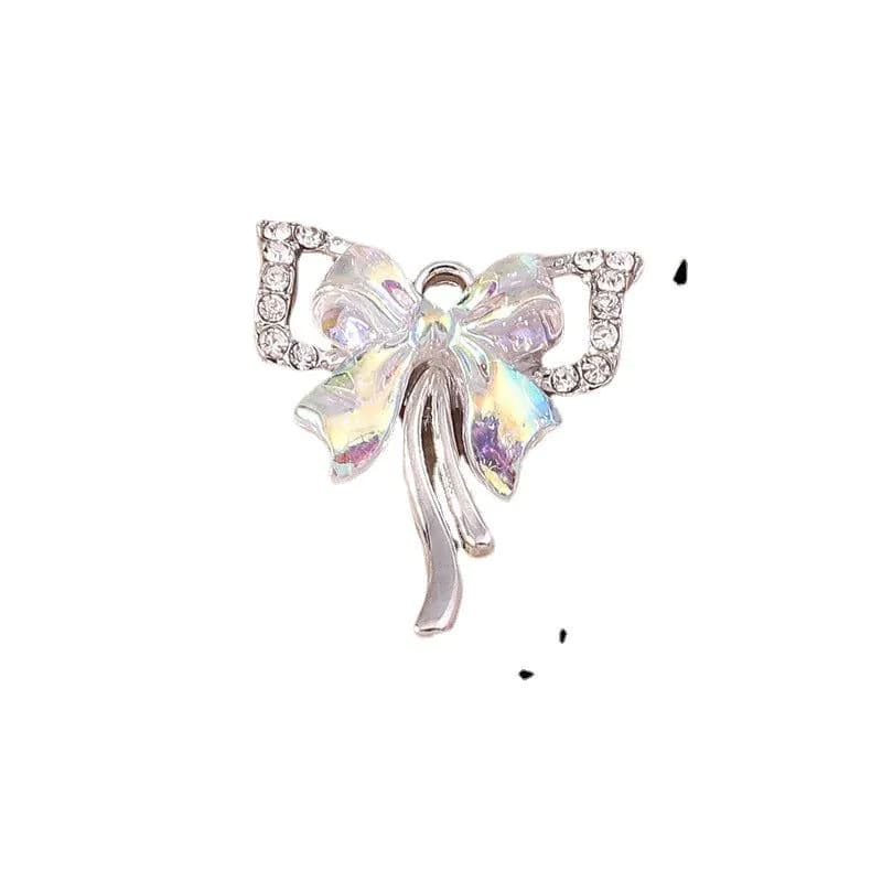 image-Bowknot DIY Jewelry Accessories - 5 Pack Alloy Pendants