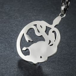 image-Medusa Snake Pendant Necklace - Copper Unisex Hip Hop