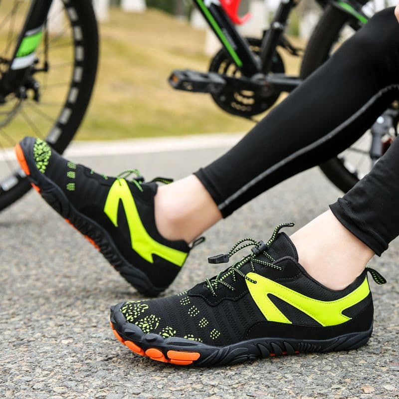 image-Outdoor Hiking Shoes Men Women Trail Running Pink Black