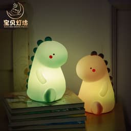 image-Small Heart Night Light - Rechargeable Silicone
