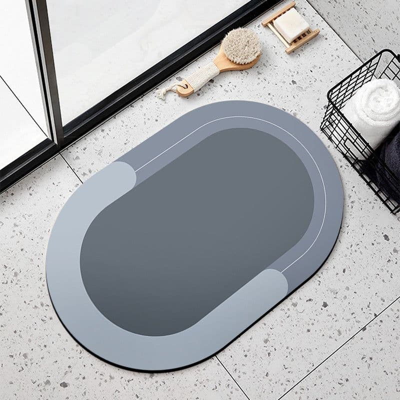 image-Bathroom Absorbent Velvet Mat - Quick-Drying - 4'x8'