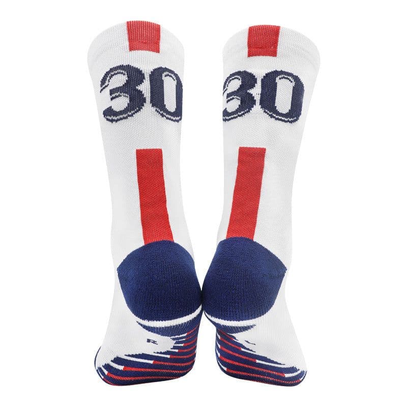 image-Men's Football Socks - Royal Blue, Non-Slip, Nylon Sports (65 characters)