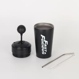 image-Factory direct supply 304 stainless steel thermos cup speed and passion gear cup vacuum double-layer large-capacity car cup