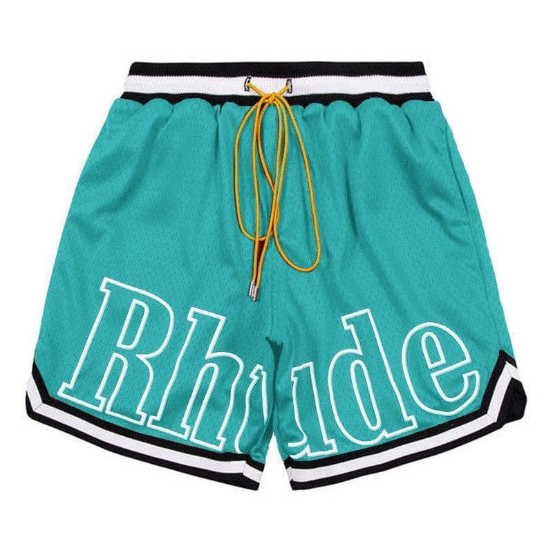image-Men's Shorts Navy Blue Cotton Blend Breathable XXXL
