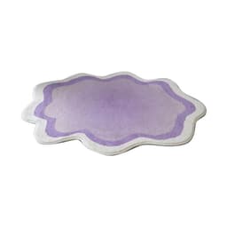 image-In stock Gradient deformed imitation cashmere living room carpet home bedroom full splicing carpet cat internet celebrity cushion