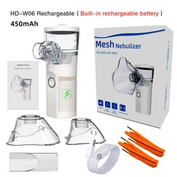 image-Portable Handheld Nebulizer - White USB Rechargeable