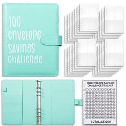 image-100 Days Saving Money Notebook - A5 Pink