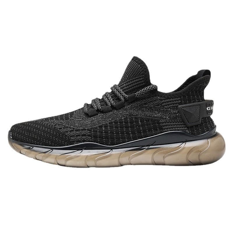image-21 Four Seasons Flying Weaving Breathable Casual Sports Running Shoes Trendy 350 Popcorn Coconut Shoes Lightweight Lace-Up Men's Shoes