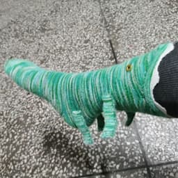 image-Knit Crocodile Floor Socks - Warm High Tube Unisex