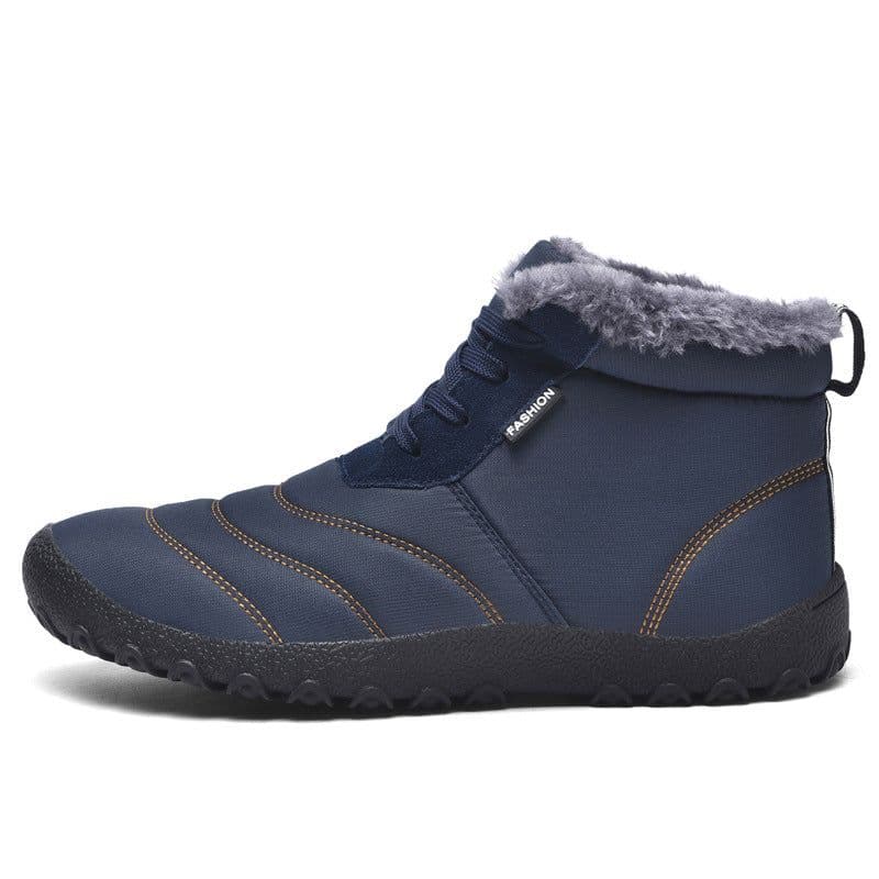 image-Cotton Winter Boots - Light Brown Size 46