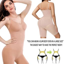 image-Nigar Body Shaping Jumpsuit - Nylon Seamless