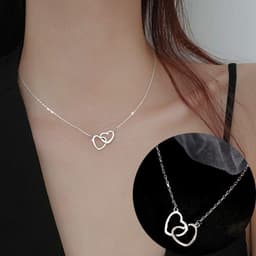 image-Titanium Steel Diamond Necklace - Women's Clavicle Chain