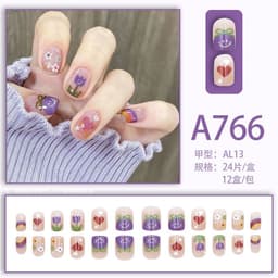 image-New spring and summer best-selling ice-through flowers, love, high-end sense, sweet, cool, gentle and cute, fresh and white, factory direct sales