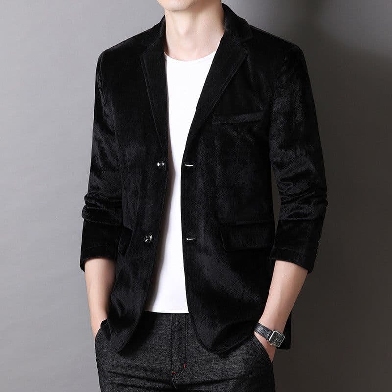 image-Overlord Casual Suit 6XL Black Slim Fit