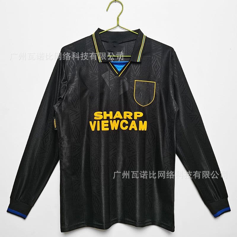image-Football Jersey - Retro Home Away Long Sleeve Polyester