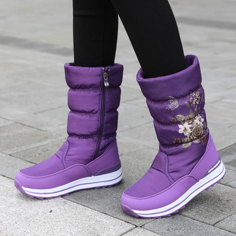 image-cocodog Women's Snow Boots - Black High-Top Winter
