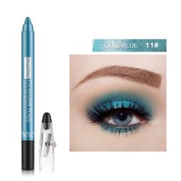 image-Cross-border eyeshadow pen, eyeliner, eyeshadow stick, eyeshadow silkworm pen, pearlescent eyeshadow pen with pencil sharpener, foaming pen