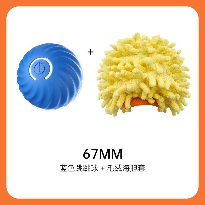 image-L&W Pet Jumping Ball Cat Dog Toy Orange