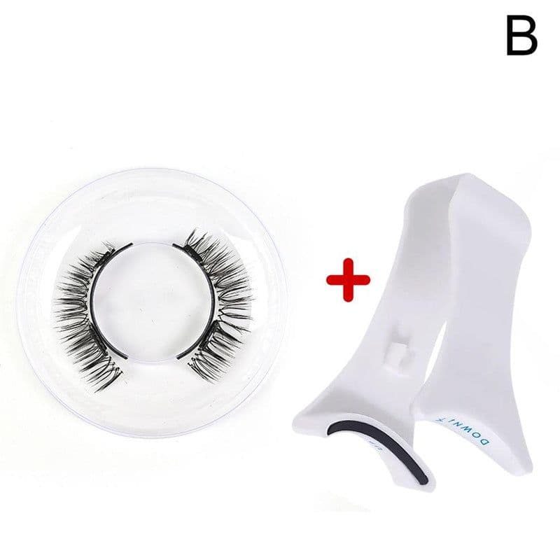 image-Magnetic False Eyelashes 6D Natural Long - Black