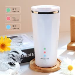 image-Electric Protein Shaker Bottle 400ml Stainless Steel