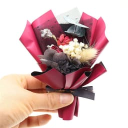 image-Aromatherapy Clip Bouquet - Beige Hydrangea Car Fragrance Decor