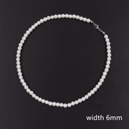 image-Cross-border Hot Sale Long Imitation Pearl Necklace Unisex Light Luxury Temperament Versatile Simple Necklace Jewelry Wholesale