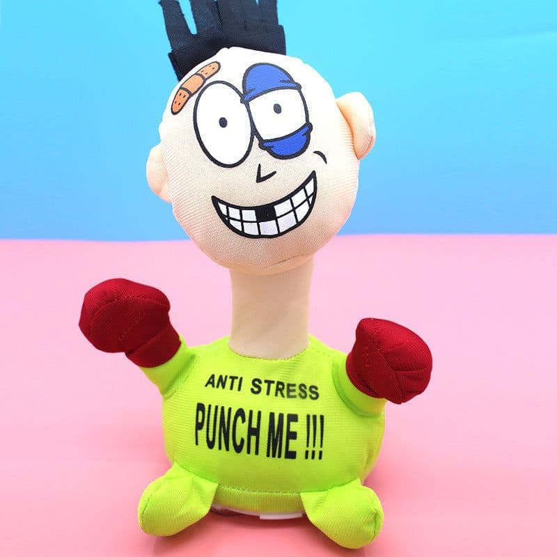 image-Punch Bag Stress Relief Toy - Sand Sculpture Figure