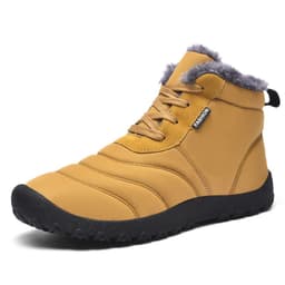 image-Cotton Winter Boots - Light Brown Size 46