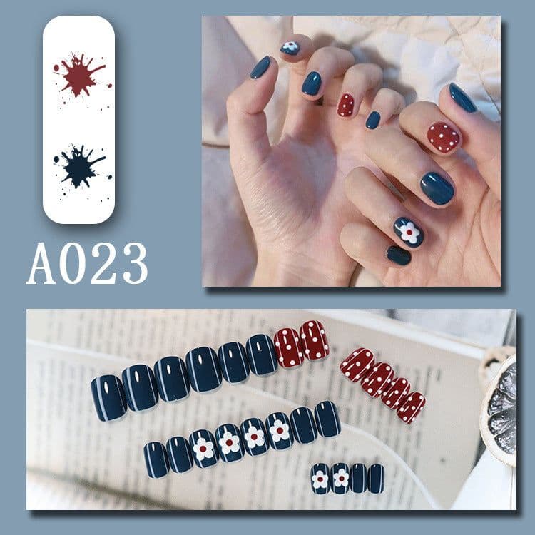 image-Wearable manicure pieces, removable fake nail patches, Internet celebrity manicure tools, nail art finished products, cute Internet celebrity new style