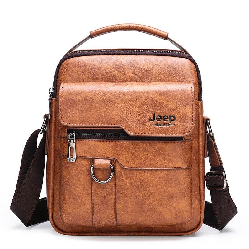 image-Manufacturer's supply of new men's bag Messenger bag casual business men's shoulder bag trendy fashion small backpack cross-border foreign trade