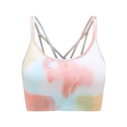 image-Tie-Dye Yoga Suit - Pink/Green Seamless Set for Women, L Size