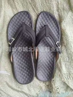 image-Women's Thong Slippers - Navy Blue Size 43
