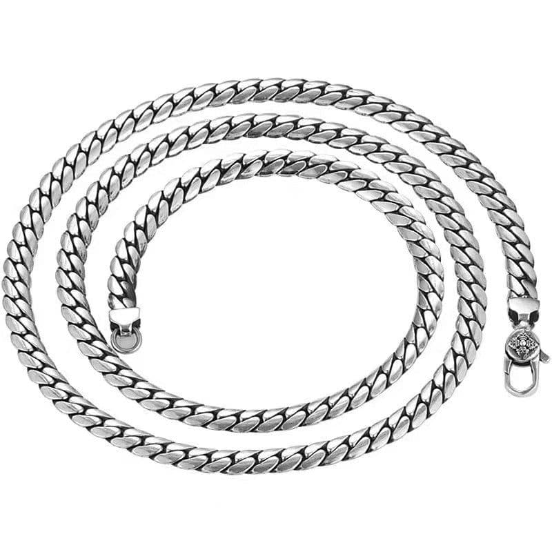 image-Copper Snake Chain Necklace - Retro Men's